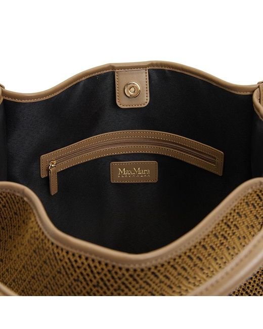 Max Mara Natural Shoulder Bag With Handle