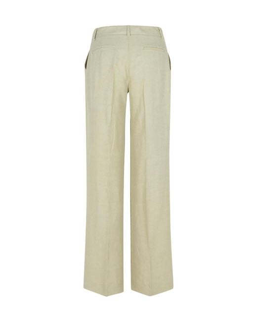 P.A.R.O.S.H. Natural Raisa Tailored Pants