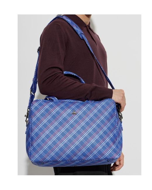 Vivienne Westwood Blue Jim Cabin Trolley Bag