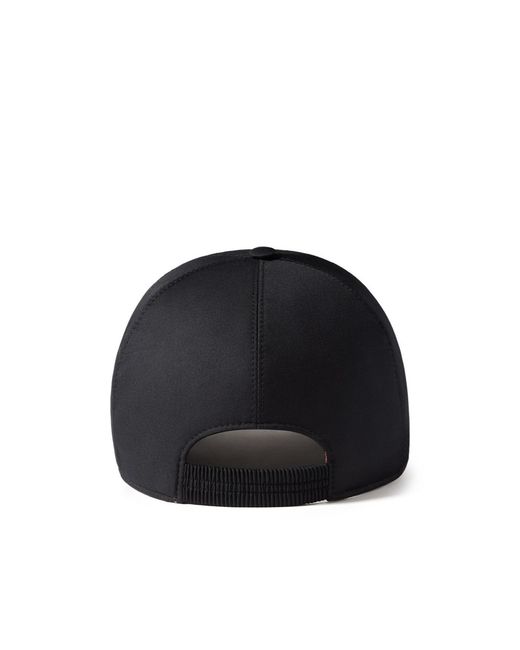 Zegna Black Logo Baseball Cap for men