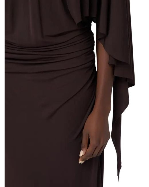 Christopher Esber Brown Pleated Dress