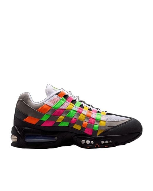 Nike Multicolor Air Max 95 Woven Low-Top Sneakers for men