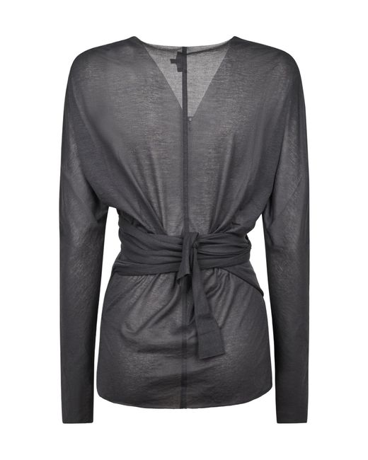 Soeur Gray Pleated-Detail Blouse