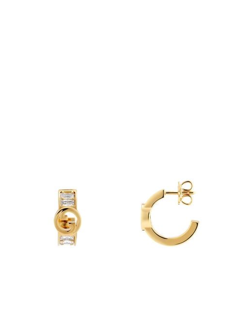Gucci Metallic Blondie Crystal Mini Earrings