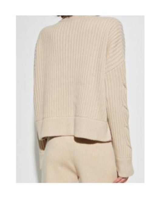 Max Mara White Afelio High Neck Button-Up Cardigan