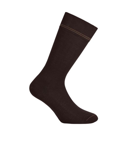 Zegna Black Cotton Socks for men