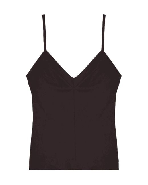 Jil Sander Black Sleeveless Top