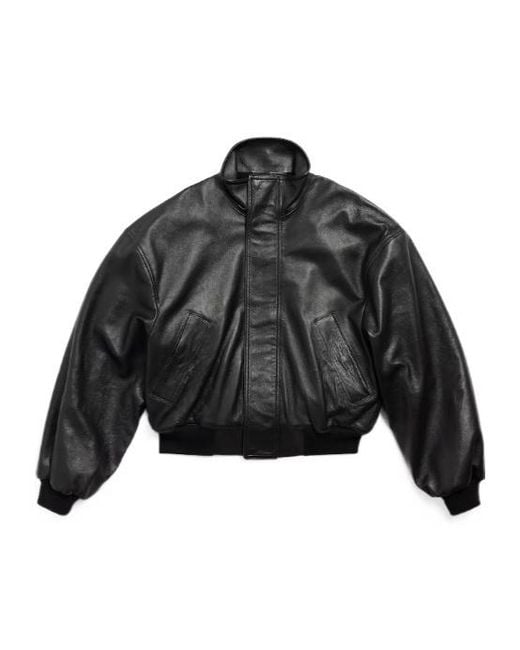 Balenciaga Black High-Neck Jacket