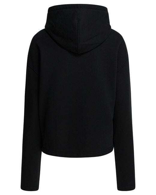 AMI Black Ami De Coeur Drawstring Hoodie