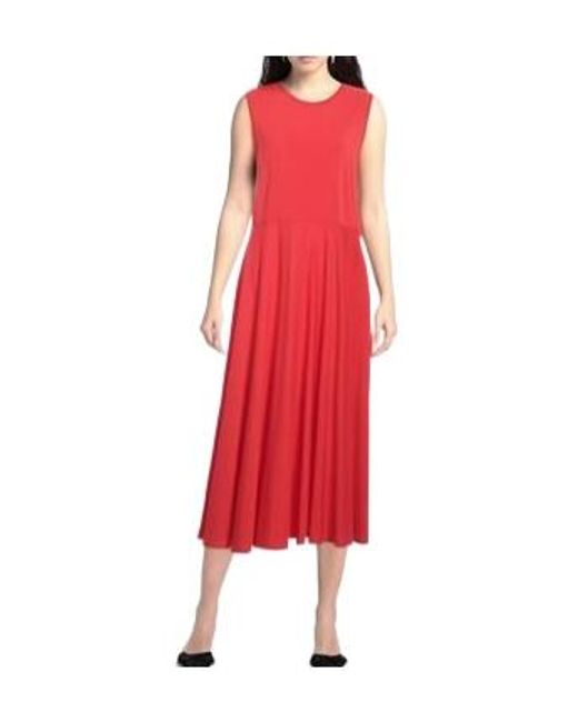 Max Mara Red Midi Dress