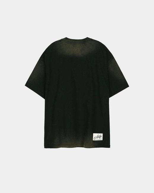 ANDERSSON BELL Black Heart-Shaped T-Shirt for men