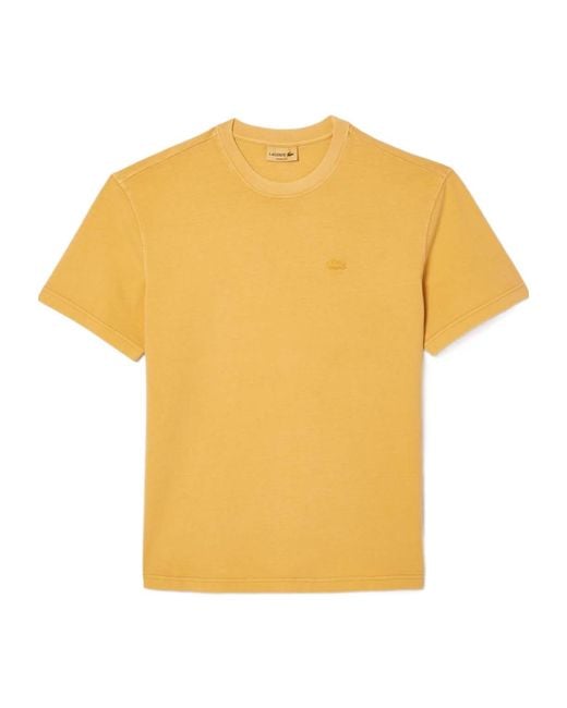 Lacoste Yellow Vibrant Brightcolored Top for men