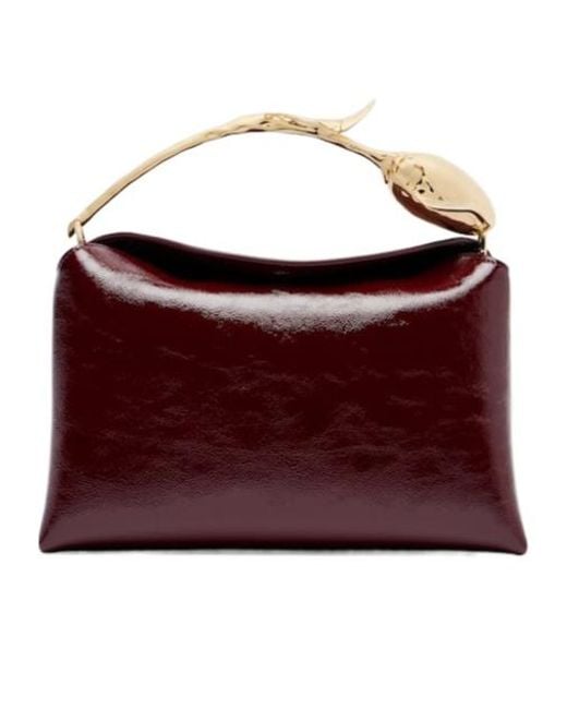 Erdem Red Bloom Medium Handbag