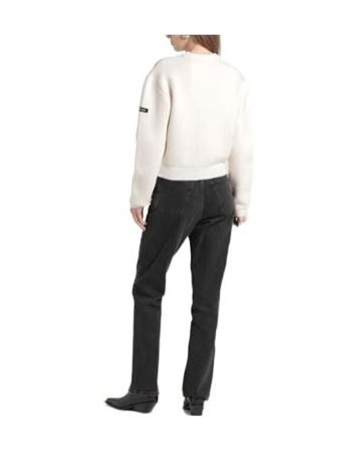 Balenciaga White Medium-Thick Knitted Top