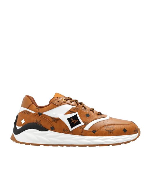 MCM Brown Skywander Sneakers for men