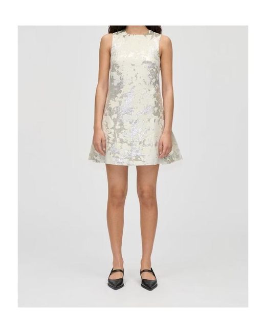 Stine Goya White Sleeveless Mini Dress