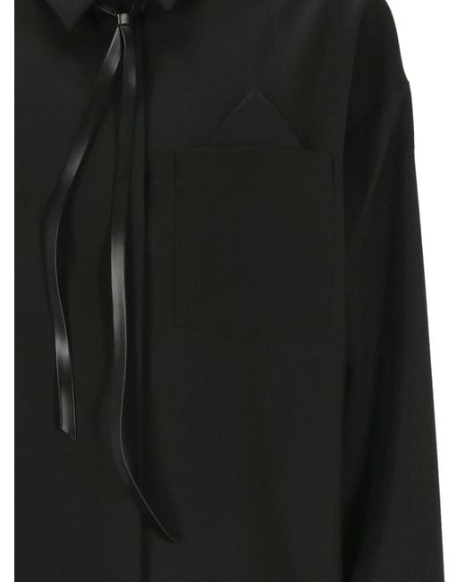 Sportmax Black Mappa Oversized Shirt