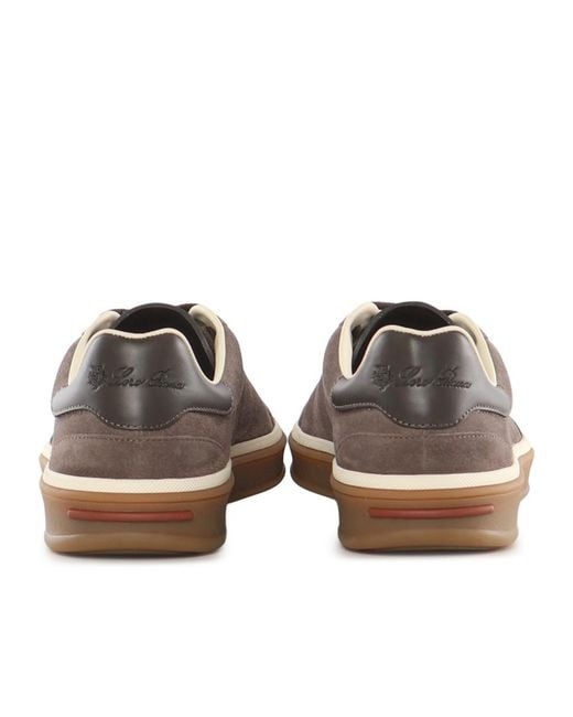 Loro Piana Brown Tennis Walk Sneakers for men