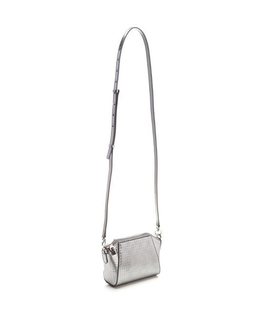 Givenchy Gray 4G Antigona Embossed Bag