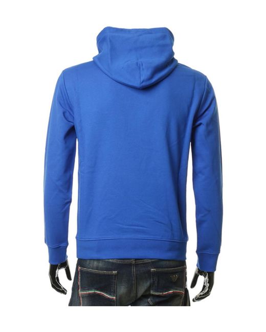 McQ Alexander McQueen Blue Logo Hooded Sweater for men