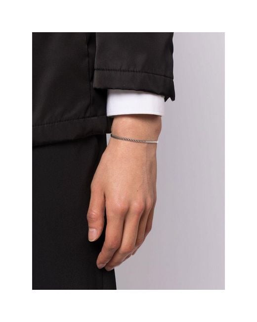 Tom Wood Metallic Openable Bracelet for men