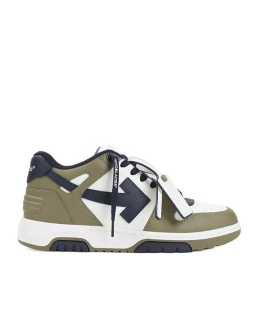 Off-White c/o Virgil Abloh White Out Of Office Leather Sneakers for men