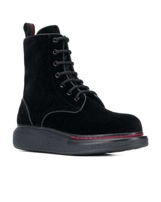McQueen Black Oversized Boots