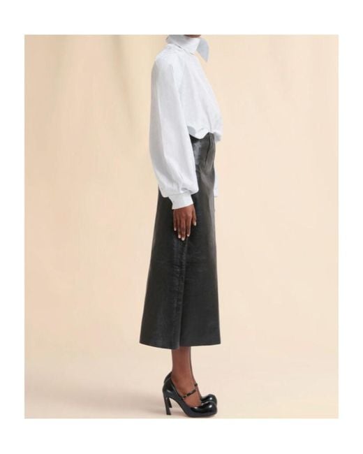 Marni Black Pleated Skirt