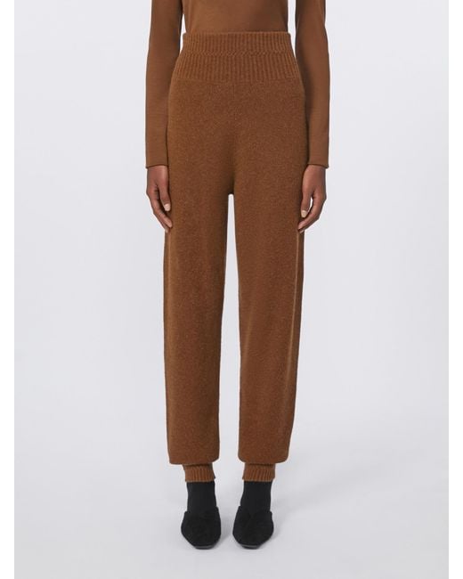 Max Mara Brown Camel Jogging Trousers