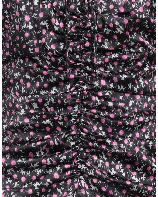 Ganni Black Floral Pattern Top