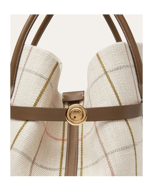 Loro Piana Natural Ghiera Large Handbag