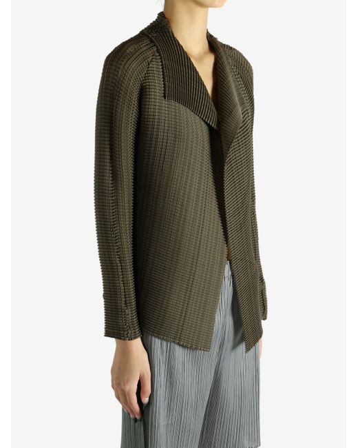 Issey Miyake Green Wooly Pleats 58 Shirt