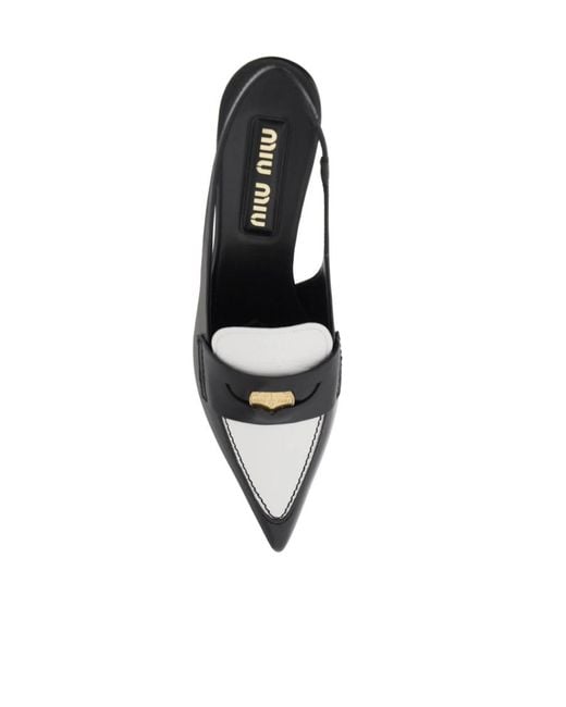 Miu Miu Black Pointed High Heels