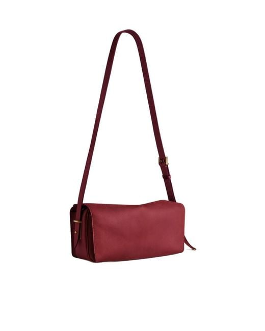Balenciaga Red Le 7 Shoulder Bag Medium