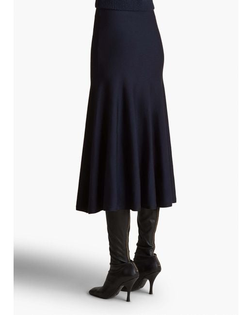 Khaite Black Mayu Skirt