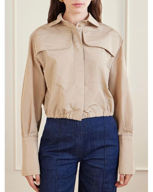 Patou Natural Cropped Shirt