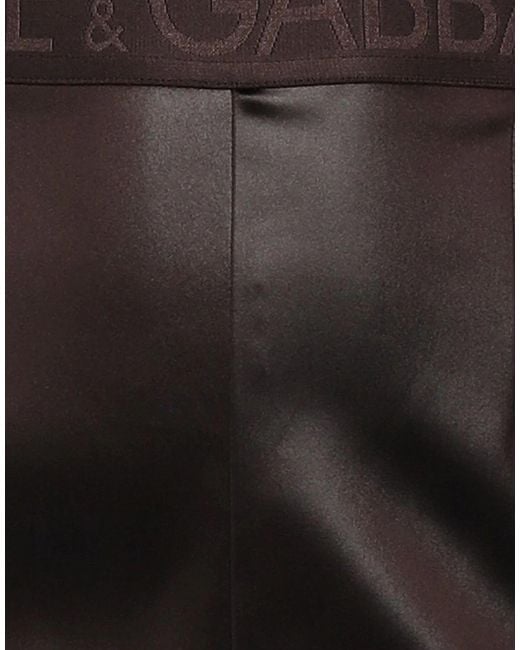 Dolce & Gabbana Black Smooth Stretch Leggings