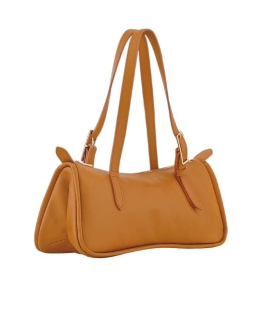 Longchamp Brown Looong L Shoulder Bag