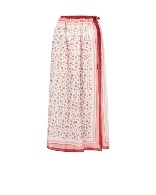 Dolce & Gabbana Pink Floral-Print Sarong