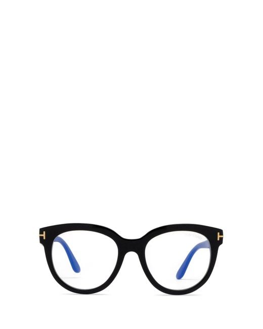 Tom Ford Black Eyewear Cat-Eye Frame Glasses