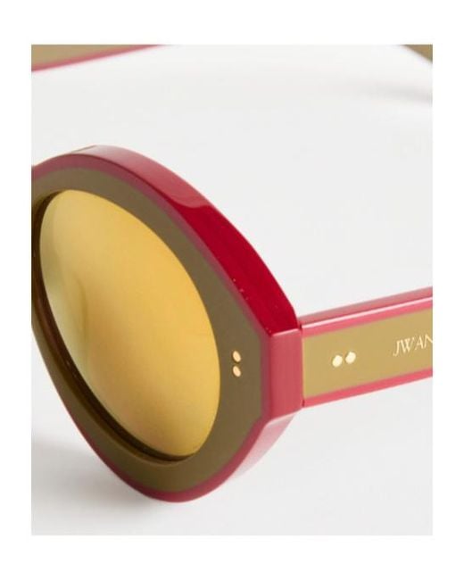 J.W. Anderson Orange Jwa07 Bumper Sunglasses for men