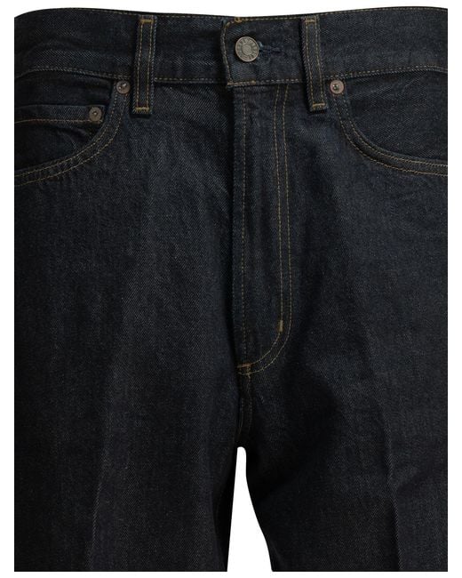 Agolde Black Tapered Jeans