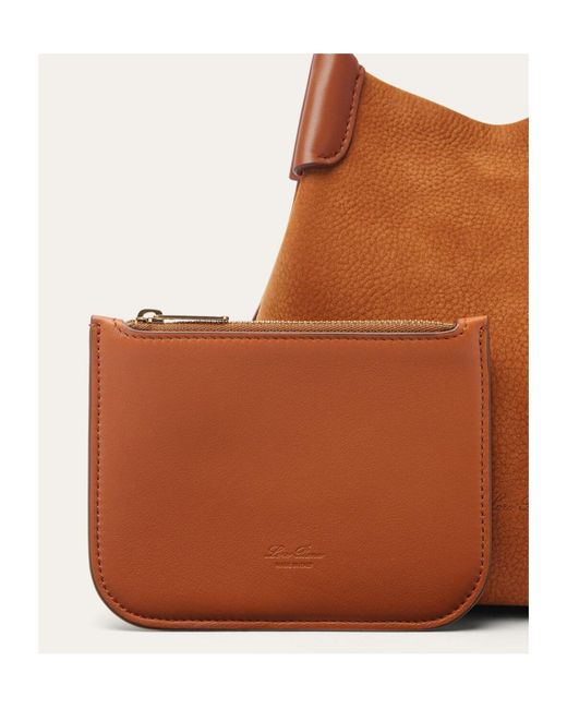 Loro Piana Brown Small Bale Bag