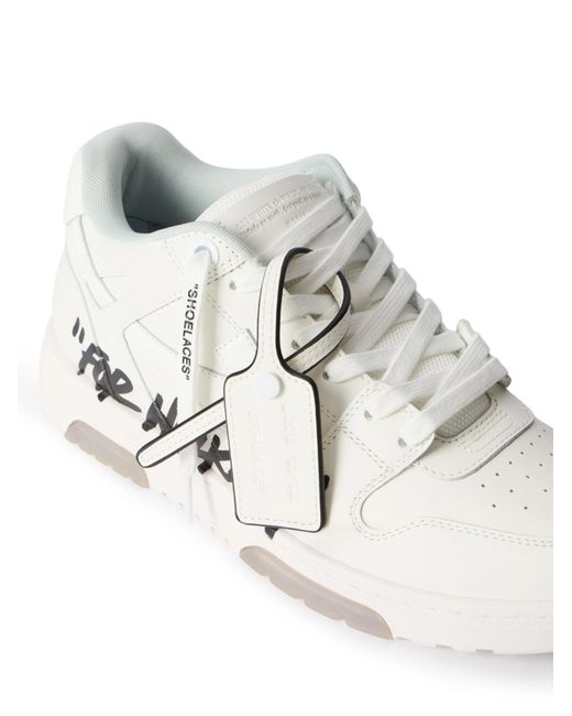Off-White c/o Virgil Abloh White Out Of Office Lace-Up Sneakers