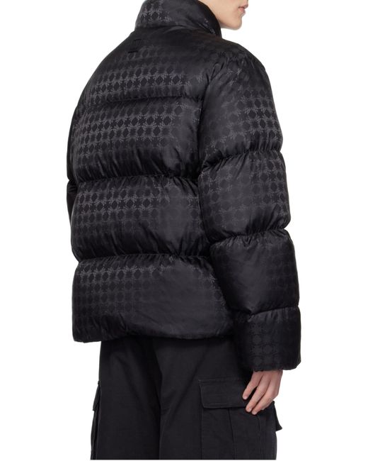 Amiri Black Ma Quad-Jacquard Down Acket for men
