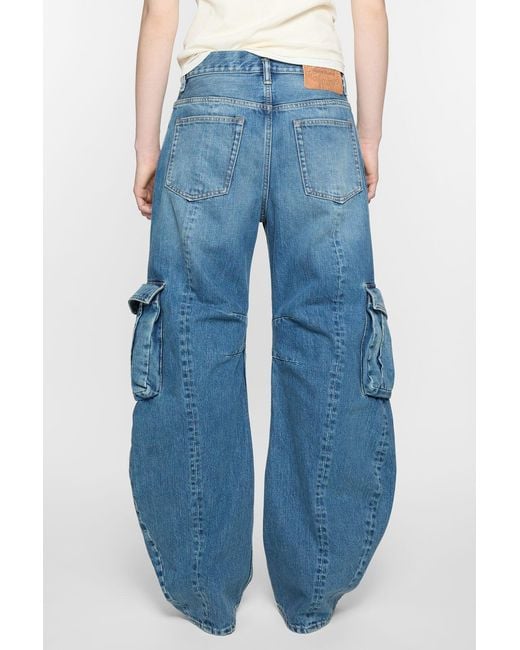 Acne Blue Loose Jeans