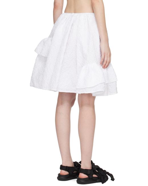 CECILIE BAHNSEN White Vanilla Skirt