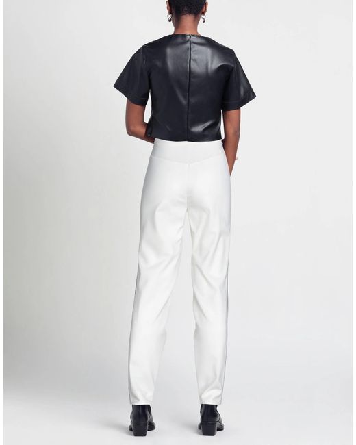 Dolce & Gabbana White Slim-Fit Trousers