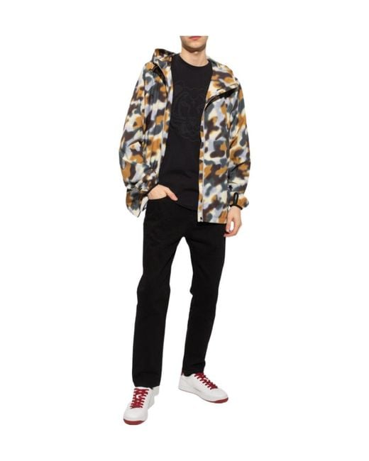 KENZO White Hooded Casual Jacket for men
