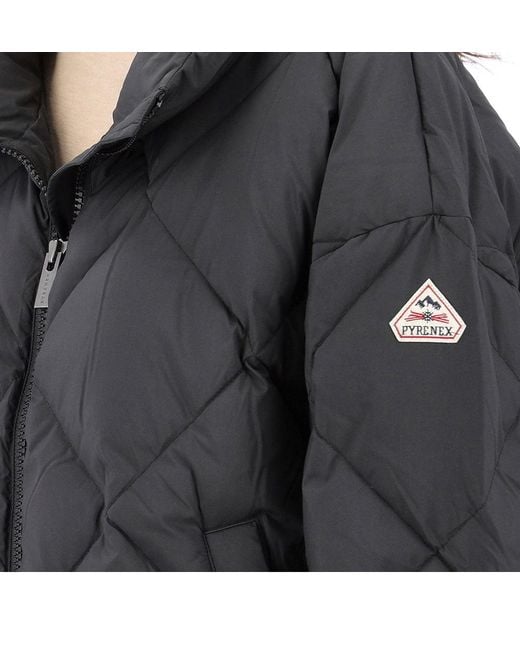 Pyrenex Black Quilted Down Jacket